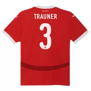 Oostenrijk Gernot Trauner 3 Thuisshirt EK 2024 Oostenrijk Gernot Trauner 3 Thuisshirt EK 2024