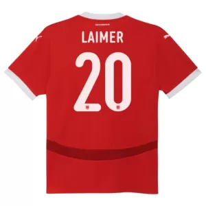 Oostenrijk Konrad Laimer 20 Thuisshirt EK 2024 Oostenrijk Konrad Laimer 20 Thuisshirt EK 2024