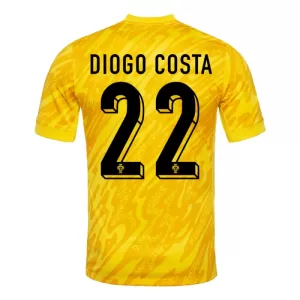 Portugal Diogo Costa 22 Doelman Shirt EK 2024 Geel Portugal Diogo Costa 22 Doelman Shirt EK 2024 Geel