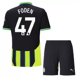 Manchester City Phil Foden 47 Uittenue Kinderen 24/25 Manchester City Phil Foden 47 Uittenue Kinderen 24/25
