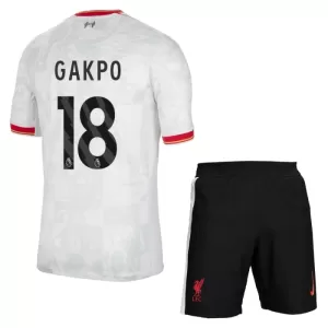 Liverpool Cody Gakpo 18 Derde Tenue Kinderen 24/25 Liverpool Cody Gakpo 18 Derde Tenue Kinderen 24/25
