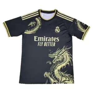 Real Madrid Shirt Dragon 24/25 Zwart Speciaal Real Madrid Shirt Dragon 24/25 Zwart Speciaal