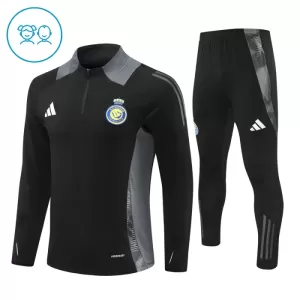 Al-Nassr FC Trainingssweaterset Kinderen 24/25 Zwart Al-Nassr FC Trainingssweaterset Kinderen 24/25 Zwart