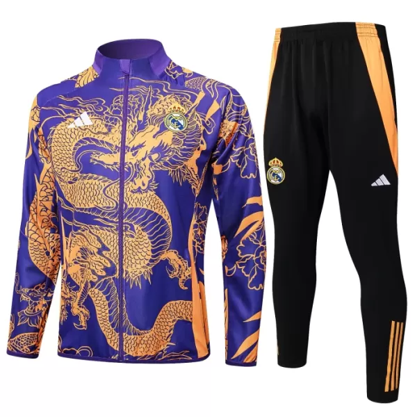 Real Madrid Trainingsjack Pak Dragon 24/25 Paars Real Madrid Trainingsjack Pak Dragon 24/25 Paars