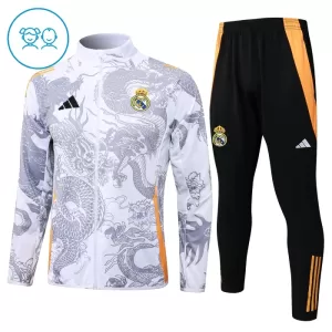 Real Madrid Trainingsjack Pak Kinderen Dragon 24/25 Wit Real Madrid Trainingsjack Pak Kinderen Dragon 24/25 Wit