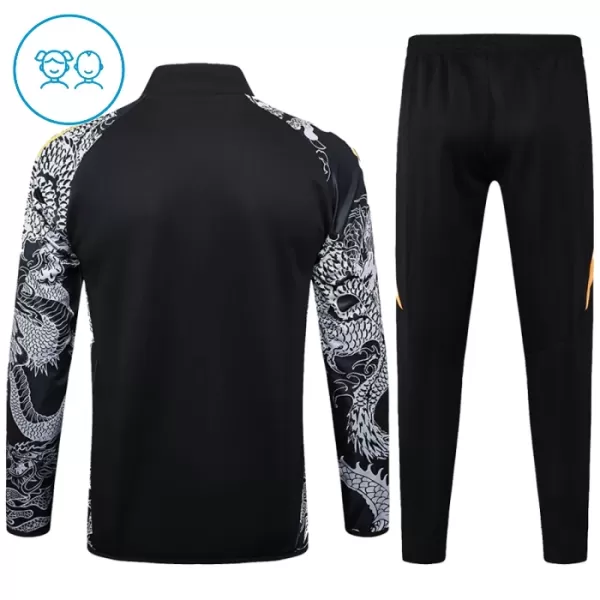 Real Madrid Trainingsjack Pak Kinderen Dragon 24/25 Zwart