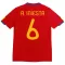 Spanje A. Iniesta 6 2010 Thuisshirt Retro