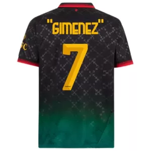 AC Milan Santiago Gimenez 7 Vierde Shirt 24/25 AC Milan Santiago Gimenez 7 Vierde Shirt 24/25