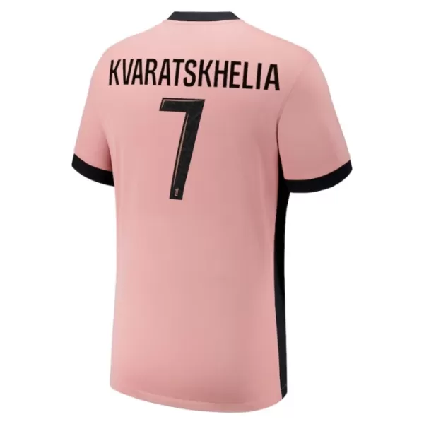 Paris Saint-Germain Kvaratskhelia 7 Derde Shirt 24/25