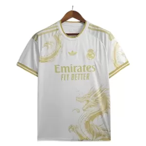 Real Madrid Shirt Dragon 24/25 Wit Speciaal Real Madrid Shirt Dragon 24/25 Wit Speciaal