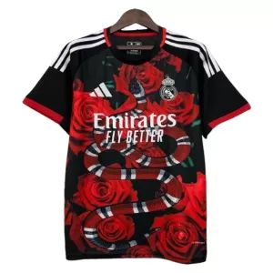 Real Madrid x Rose Shirt 24/25 Rood Speciaal Real Madrid x Rose Shirt 24/25 Rood Speciaal