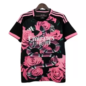 Real Madrid x Rose Shirt 24/25 Roze Speciaal Real Madrid x Rose Shirt 24/25 Roze Speciaal