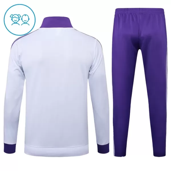 Real Madrid Trainingsjack Pak Kinderen 24/25 Wit