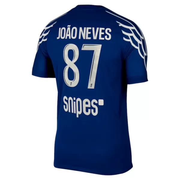 Paris Saint-Germain Joao Neves 87 Vierde Shirt 24/25