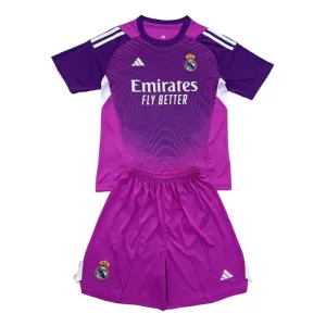 Real Madrid Doelman Tenue Kinderen 25/26 Paars Real Madrid Doelman Tenue Kinderen 25/26 Paars