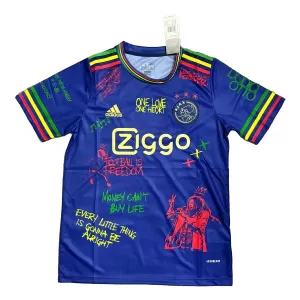 Ajax Amsterdam x Bob Marley Shirt 24/25 Blauw Ajax Amsterdam x Bob Marley Shirt 24/25 Blauw