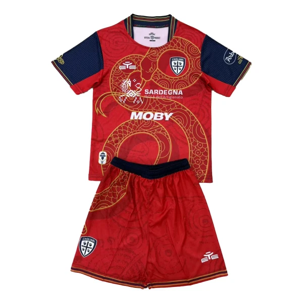 Cagliari Calcio Tenue Kinderen 24/25 Speciaal Cagliari Calcio Tenue Kinderen 24/25 Speciaal