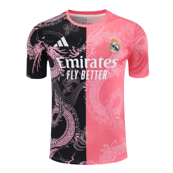 Real Madrid Shirt Dragon 24/25 Roze Real Madrid Shirt Dragon 24/25 Roze