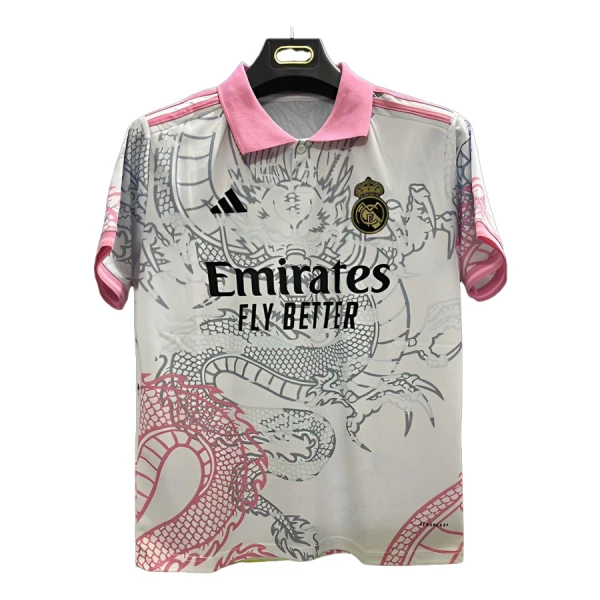 Real Madrid Shirt Dragon 25/26 Wit Real Madrid Shirt Dragon 25/26 Wit