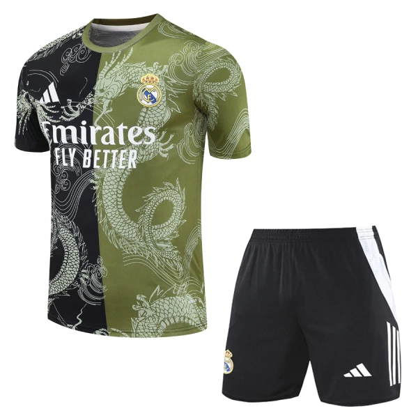 Real Madrid Tenue Kinderen Dragon 24/25 Groente Real Madrid Tenue Kinderen Dragon 24/25 Groente