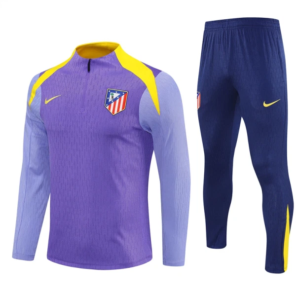 Atlético Madrid Trainingssweaterset 25/26 Paars Atlético Madrid Trainingssweaterset 25/26 Paars