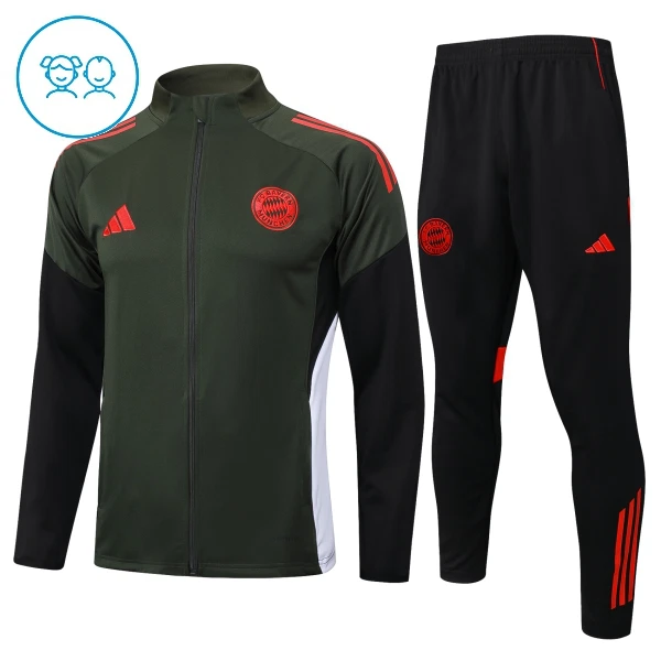 FC Bayern München Trainingssweaterset Kinderen 25/26 Groente FC Bayern München Trainingssweaterset Kinderen 25/26 Groente
