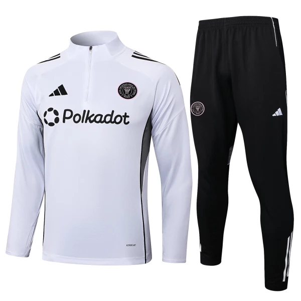 Inter Miami CF Trainingssweaterset 25/26 Wit Inter Miami CF Trainingssweaterset 25/26 Wit