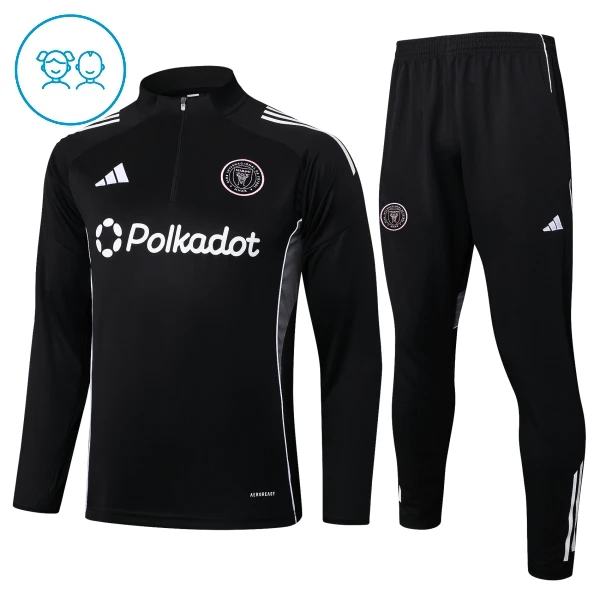 Inter Miami CF Trainingssweaterset Kinderen 25/26 Zwart