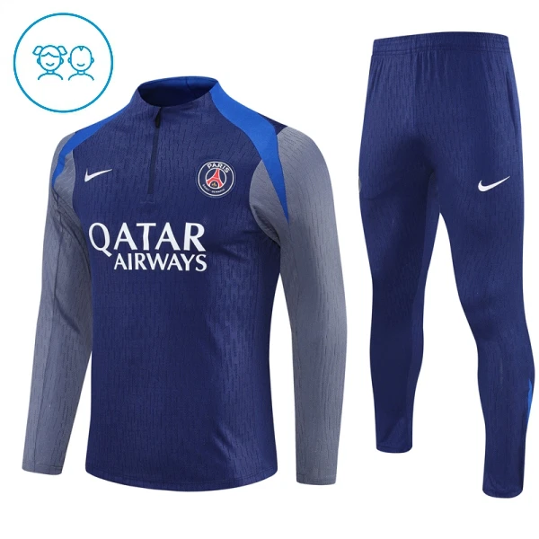 Paris Saint-Germain Trainingssweaterset Kinderen 25/26 Marine Paris Saint-Germain Trainingssweaterset Kinderen 25/26 Marine