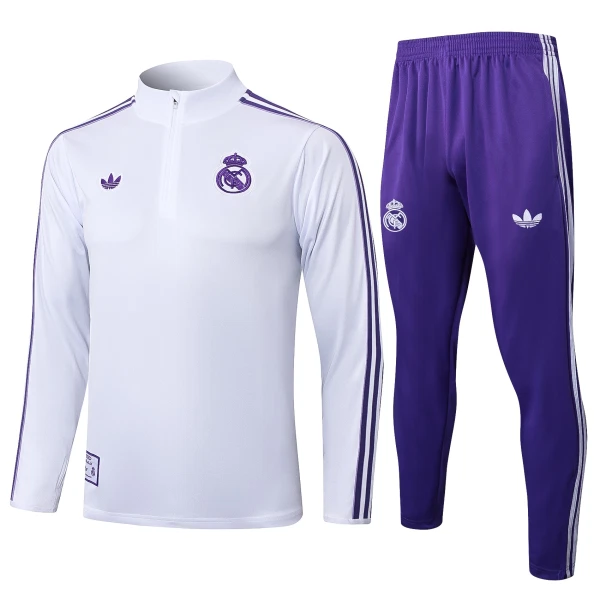 Real Madrid Trainingssweaterset 25/26 Wit
