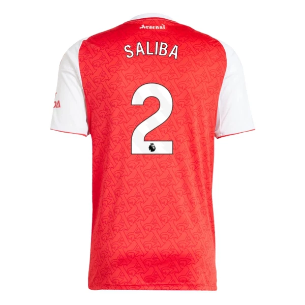 Arsenal Saliba 2 Thuisshirt 25/26 Arsenal Saliba 2 Thuisshirt 25/26