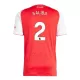 Arsenal Saliba 2 Thuisshirt 25/26 Arsenal Saliba 2 Thuisshirt 25/26
