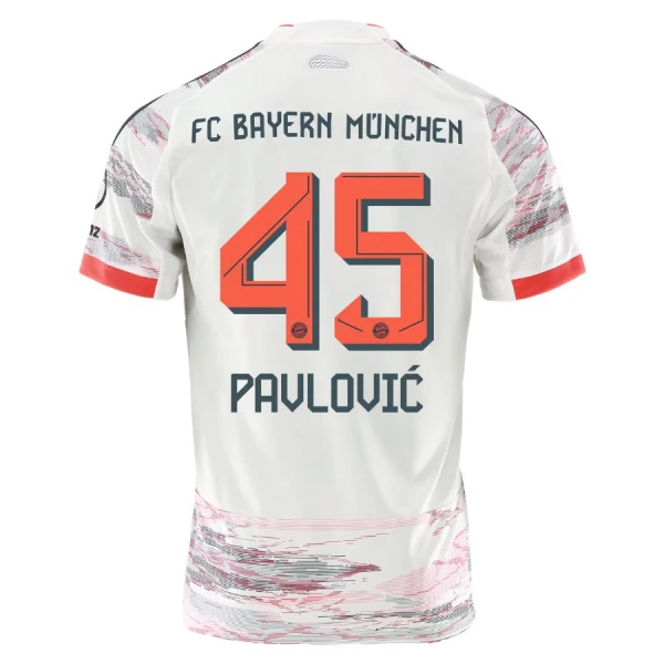 FC Bayern München Aleksandar Pavlovic 45 Uitshirt 25/26 FC Bayern München Aleksandar Pavlovic 45 Uitshirt 25/26