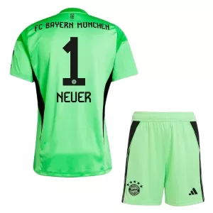 FC Bayern München Manuel Neuer 1 Doelman Tenue Kinderen 25/26 Groente