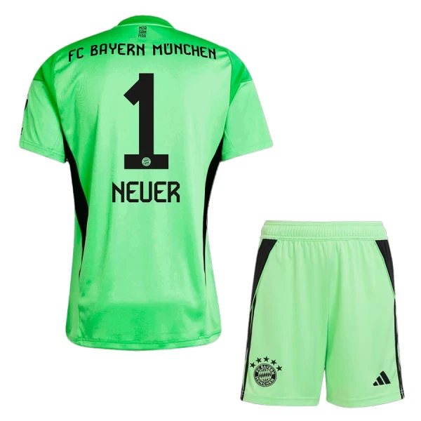 FC Bayern München Manuel Neuer 1 Doelman Tenue Kinderen 25/26 Groente FC Bayern München Manuel Neuer 1 Doelman Tenue Kinderen 25/26 Groente