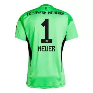 FC Bayern München Manuel Neuer 1 Doelman Tenue Kinderen 25/26 Groente