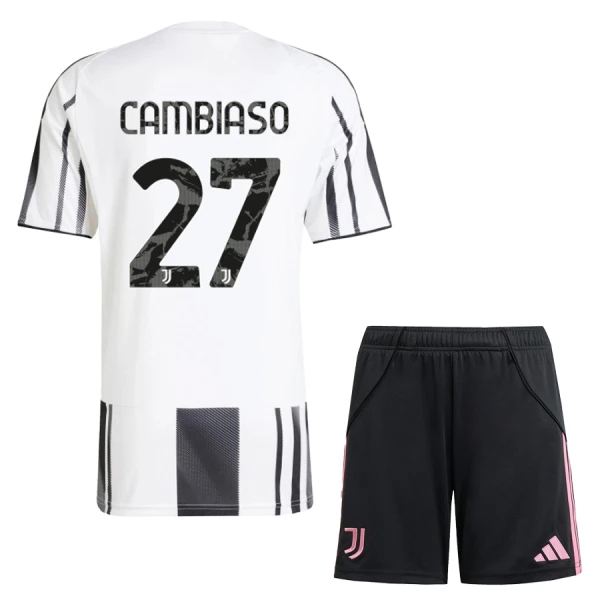 Juventus Cambiaso 27 Thuistenue Kinderen 25/26 Juventus Cambiaso 27 Thuistenue Kinderen 25/26