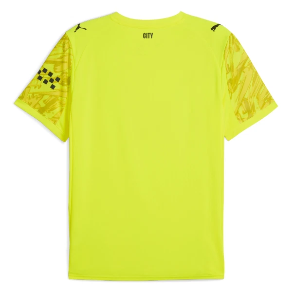 Manchester City Doelman Shirt 25/26 Geel