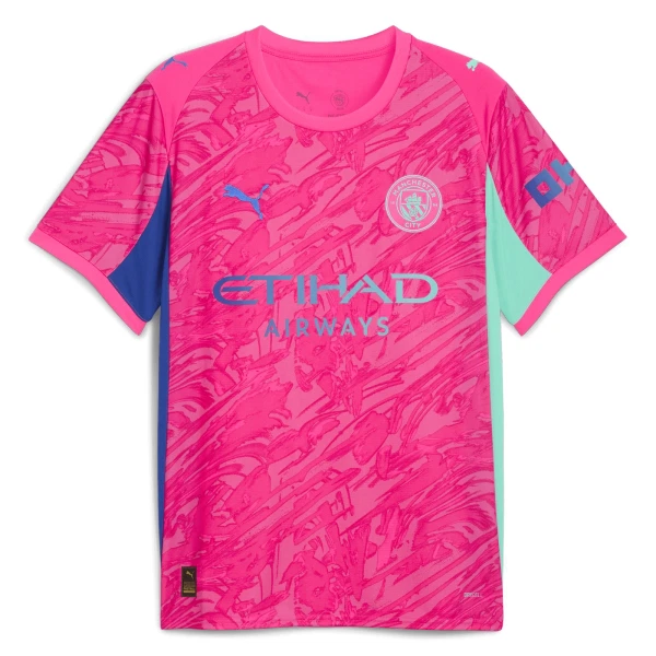 Manchester City Doelman Shirt 25/26 Roze Manchester City Doelman Shirt 25/26 Roze