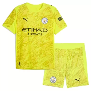 Manchester City Doelman Tenue Kinderen 25/26 Geel Manchester City Doelman Tenue Kinderen 25/26 Geel