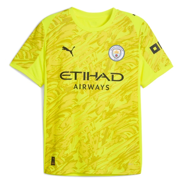 Manchester City Ederson Moraes M. 31 Doelman Shirt 25/26 Geel