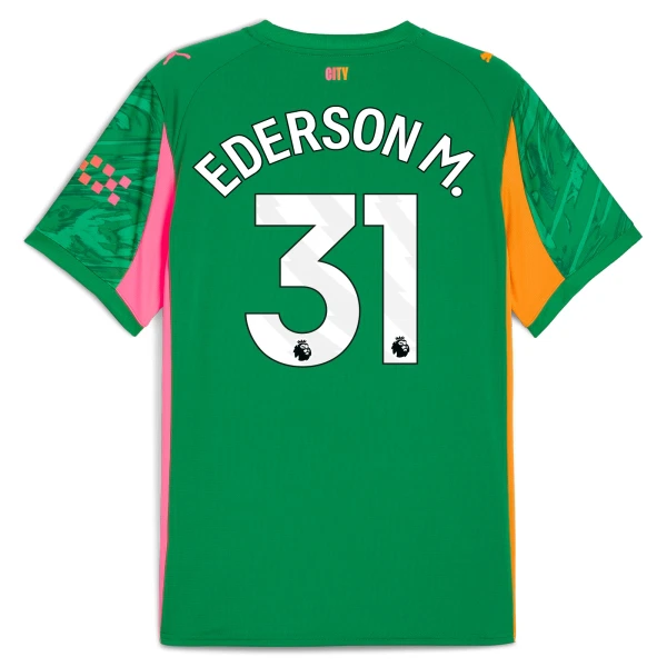 Manchester City Ederson Moraes M. 31 Doelman Shirt 25/26 Groente Manchester City Ederson Moraes M. 31 Doelman Shirt 25/26 Groente