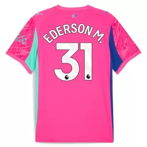 Manchester City Ederson Moraes M. 31 Doelman Shirt 25/26 Roze
