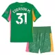 Manchester City Ederson Moraes M. 31 Doelman Tenue Kinderen 25/26 Groente
