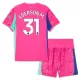 Manchester City Ederson Moraes M. 31 Doelman Tenue Kinderen 25/26 Roze