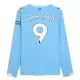 Manchester City Erling Haaland 9 Thuisshirt 25/26 Lange Mouwen Manchester City Erling Haaland 9 Thuisshirt 25/26 Lange Mouwen