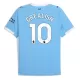 Manchester City Jack Grealish 10 Thuisshirt 25/26 Manchester City Jack Grealish 10 Thuisshirt 25/26