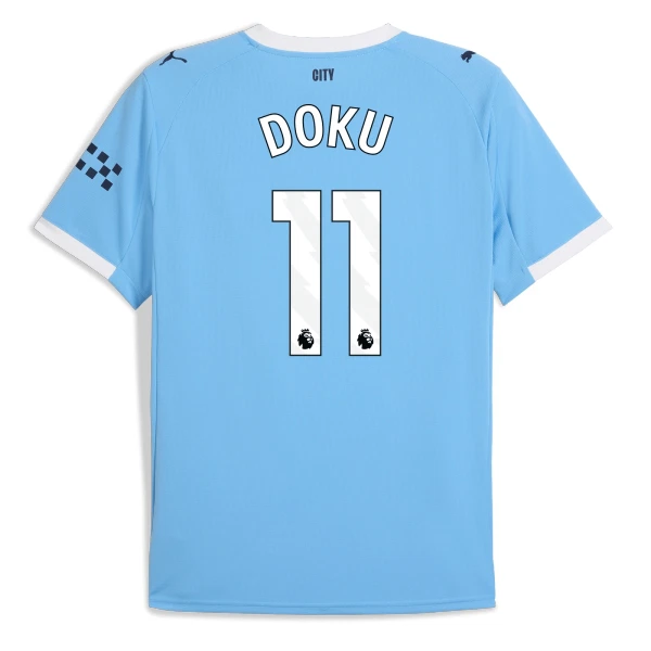 Manchester City Jérémy Doku 11 Thuisshirt 25/26 Manchester City Jérémy Doku 11 Thuisshirt 25/26