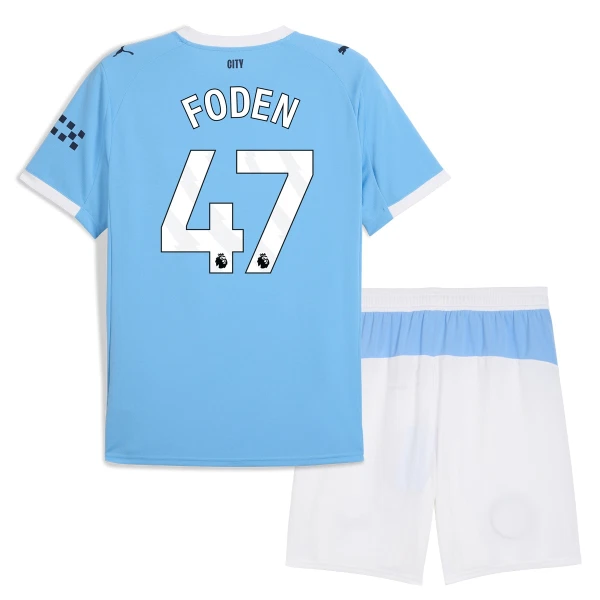 Manchester City Phil Foden 47 Thuistenue Kinderen 25/26 Manchester City Phil Foden 47 Thuistenue Kinderen 25/26