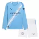 Manchester City Thuistenue Kinderen 25/26 Lange Mouwen Manchester City Thuistenue Kinderen 25/26 Lange Mouwen